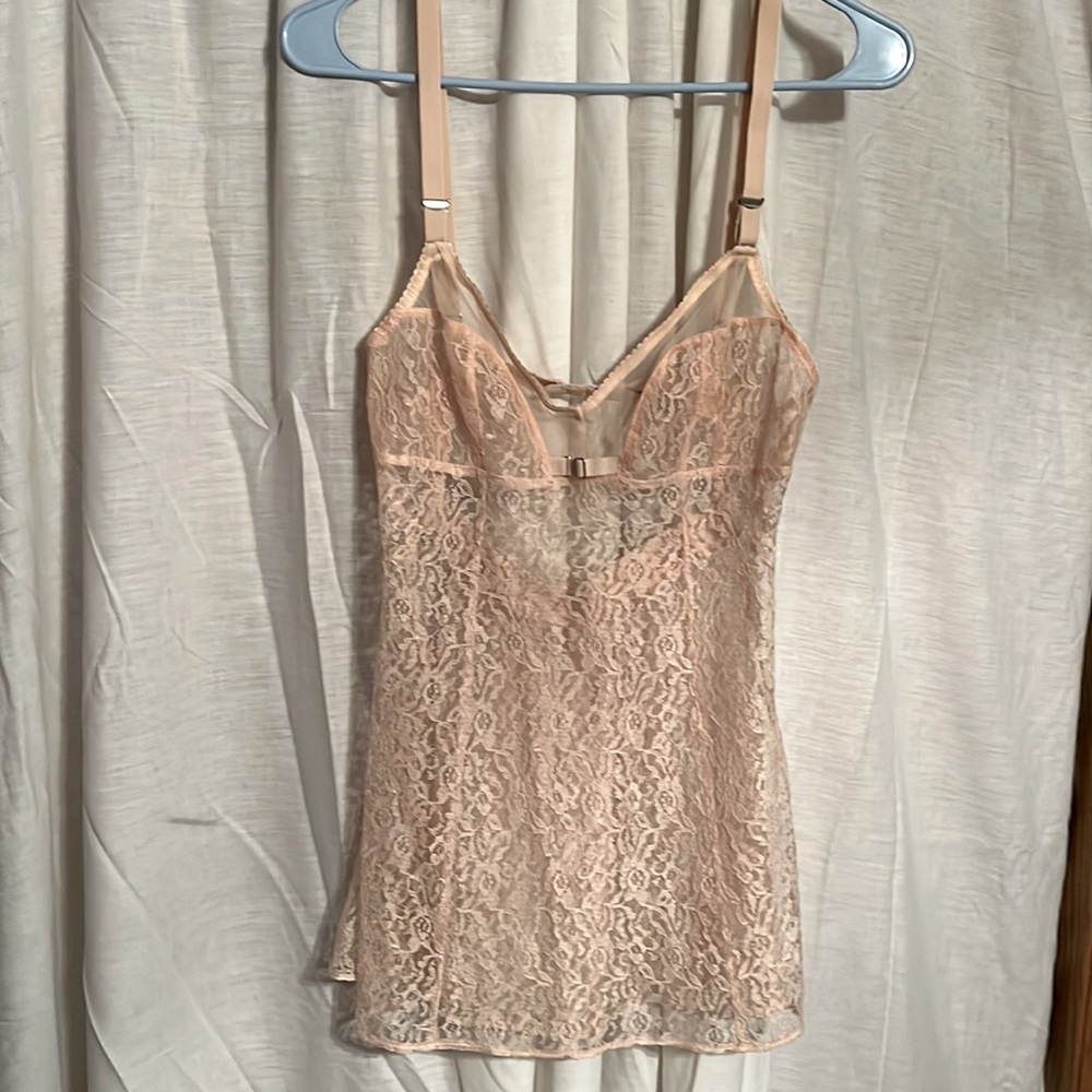 Victoria Secret blush all over lace chamise